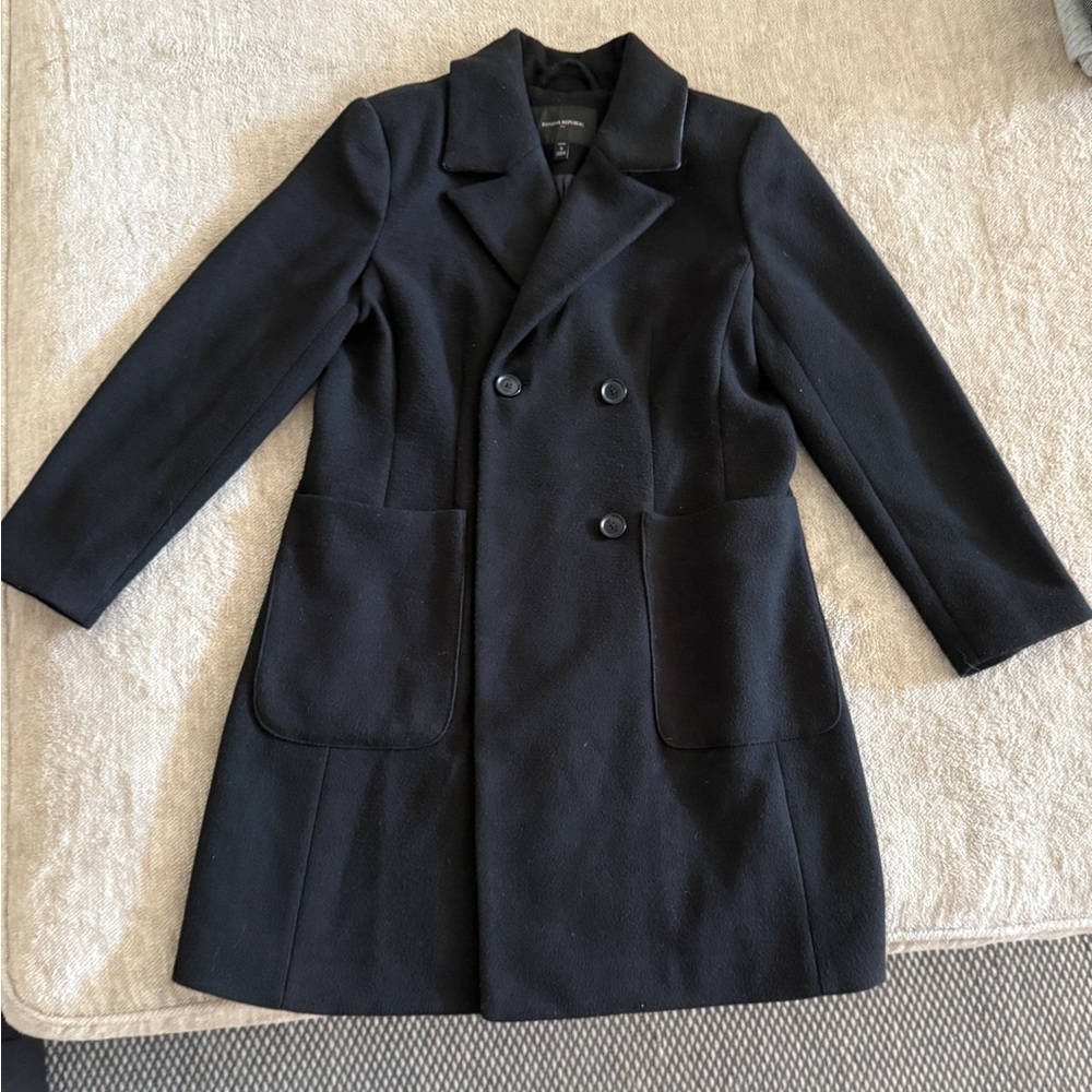 Banana Republic Black Trench Coat
